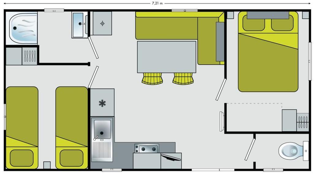 Mobil-Home 4 Pers Dans Camping 4 Etoiles لا بالمير المظهر الخارجي الصورة
